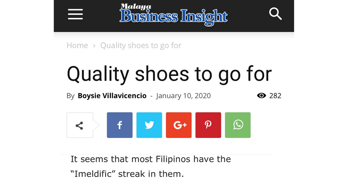Malaya Quality Shoes To Go For